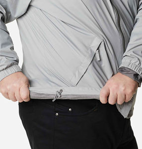 Veste à capuche en toile légère coupe-vent pour homme, personnalisable en gros, couleur vintage, bloc de couleurs, coupe-vent, course à pied urbaine, nouveau design - Product Image 5