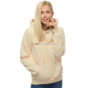 NAVKAM Hoodies Pullover Katun Wanita Pabrikan Pakaian Luar 2023 Hoodie Wanita Buatan Khusus