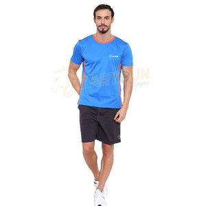 T-shirts col rond sur mesure hommes haute qualité 240 grammes tissu motif d'impression Unique conception de sport de base sérigraphie grande taille - Product Image 2