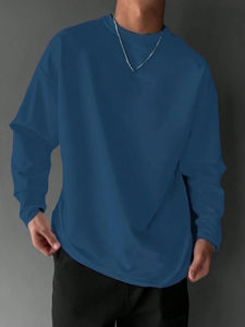 เสื้อออกกำลังกายแขนยาวของผู้ชายแขนยาวแห้งเร็วลูกเรือฟิตเนสระบายอากาศได้แขนยาว - Product Image 3