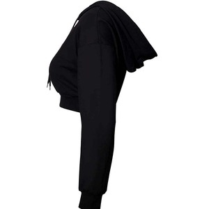 Nuevo diseño personalizado de alta calidad Mujeres Crop Top Sudaderas con capucha Precio al por mayor Mujeres Crop Top Sudaderas con capucha Mejor tarifa - Product Image 3