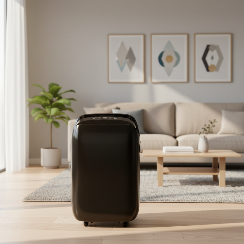 10 12L Black Color Quiet Dehumidifier