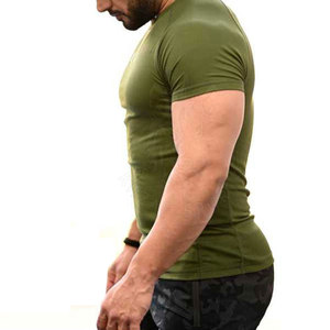 Camiseta de Fitness para hombre hecha a medida con diseño único, camisetas de Fitness para hombre recién llegadas, camisetas de secado rápido de tamaño personalizado para hombre - Product Image 4