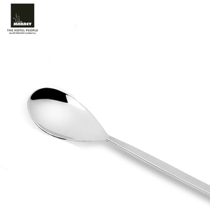 ช้อนชาสแตนเลสสตีลคุณภาพสูง งานแฮนด์เมด ลาย Fiesta สำหรับงานปาร์ตี้ สไตล์มินิมอล ใช้แล้วทิ้งได้ ด้ามจับแบบด้าน - Product Image 5