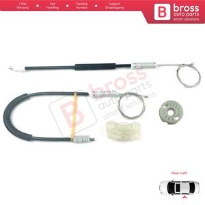 Kit de réparation de lève-vitre BWR535, porte arrière gauche pour 607 9D 9U 1999-2010 922358 - Product Image 2