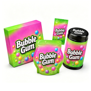 Custom 3.5g Cali Packs Packaging Set Mylar Bags Glass <b>Jars</b> Display Boxes Moisture Smell Proof Child Resistant Zipper Top Bags - Product Image 2