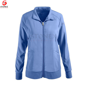 Conjunto de exfoliación de chaqueta de enfermera larga térmica para mujer para uniformes médicos de Hospital Dental con chaquetas - Product Image 4