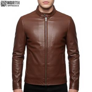 Veste en cuir de qualité supérieure pour hommes Veste en cuir fabriquée au Pakistan Fournisseur de gros Blouson en cuir au design personnalisé pour hommes - Product Image 1