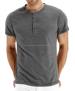 Holesale Henley hirhirts lank Lim T hirens asasual EE 95 ottotton 5 panpandex hhort LEEE EE. - Product Image 6