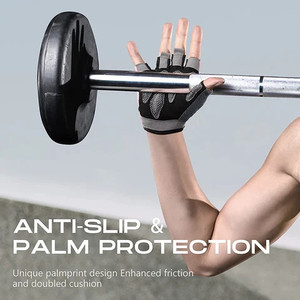 OEM/ODM Vente de gros Gants de gymnastique demi-doigts en néoprène Gants d'entraînement écologiques de haute qualité pour le sport Respirant - Product Image 4