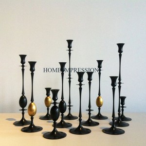 Home and Restaurant Side Table Decorating Candle <b>Holders</b> Best Selling Blue White and <b>Black</b> Powder Coated <b>Candlestick</b> <b>Holders</b> - Product Image 4