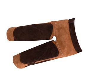 Delantal profesional ajustable de cuero hecho a mano Premium Farrier Chaps de TARIQ MFG CO CE ISO EU - Product Image 4