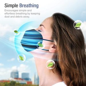Confezione da 20 Mascherine Antipolvere a 5 Strati OTB00039 - Protezione Contro PM2.5, Particelle di Polvere, Fumo e Nebbia - Maschera Facciale Protettiva - Product Image 5