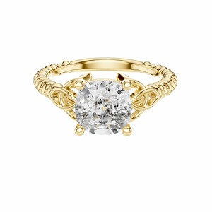 2.43ct Cushion Cut Moissanite Solitaire <b>Ring</b> 925 Sterling <b>Silver</b> Engagement and Wedding <b>Band</b> Handmade Prong Setting Bridal <b>Ring</b> - Product Image 3