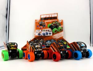 لعبة سيارة بلاستيكية صغيرة ثلاثية الأبعاد للأطفال مع وظيفة الانقلاب والحركة بالاحتكاك للترفيه - Product Image 2