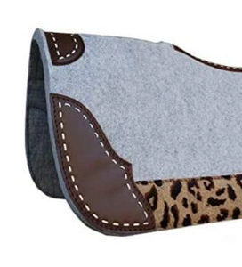 100% laine feutre Western profilé selle couverture confort optimal cheval équipement cuir travail équestre coussinets pour selle - Product Image 3