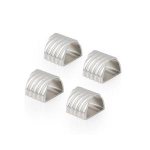 Servilletero de aluminio de color dorado para decoración de boda y mesa de comedor Juego de cuatro servilleteros a bajo precio - Product Image 3