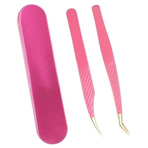 ชุดแหนบสำหรับการต่อขนตาเกรดผ่าตัดแบบมืออาชีพที่ตรงกับปลายแหลมแบบไม่มีกล่องเก็บ - Product Image 5