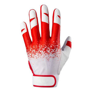 Gants de baseball et de softball grande taille avec logo personnalisé en cuir pur 100% Gants de qualité supérieure respirants antidérapants - Product Image 1