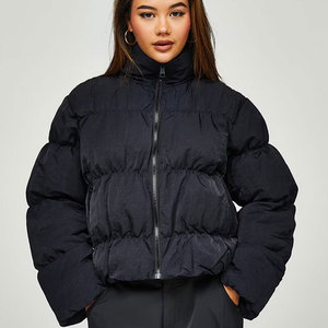 Puffy Bubble <b>Jackets</b> Breathable Winter Clothes for Women Puffer Winter Zipper Bubble <b>Jackets</b> for Women's OEM Customized - Product Image 3