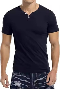 เสื้อยืดคุณภาพสำหรับผู้ชาย ผ้าฝ้าย 100% คอกลม ทรงโอเวอร์ไซส์ ระบายอากาศได้ดี แขนสั้น พร้อมโลโก้ OEM - Product Image 5