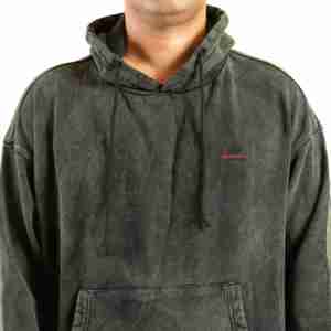 Sudadera con capucha y pantalones de chándal lavados con ácido 2025, chándales de alta calidad, conjunto de algodón, chándales Vintage personalizados lisos para hombres - Product Image 2