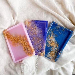Resin Decorative <b>Tray</b> in Multiple Colors Home Decor Rectangle Resin <b>Tray</b> High Quality - Product Image 3