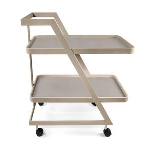 High Quality Metal <b>Trolley</b> for Kitchen Use Versatile and Durable Hotel Multi Purpose Cart for Storage - Product Image 3