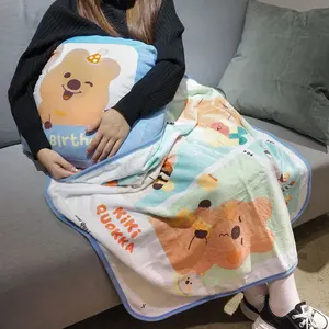 KiKi QUOKKA Festive Print Large Birthday Balloon Style Cushion Extra Comfortable <b>Wearable</b> <b>Blanket</b> - Product Image 3