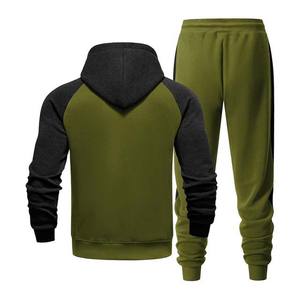 Survêtements de sport décontractés pour hommes, ensembles de jogging de sport à fermeture éclair complète, survêtements de course à pied athlétique, survêtements 2 pièces avec poches zippées - Product Image 2