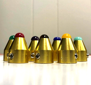 SS Fabrication 7PCS Gem pied et activateur pour diapasons Améliorer la guérison sonore ALUMINIUM - Product Image 1