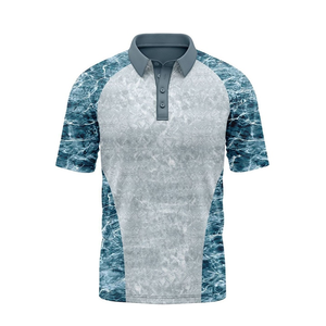 Ropa de gimnasio de alto rendimiento, camisetas de Polo para hombre, sublimación con polos resistentes al sudor de tela ultrasuave - Product Image 1