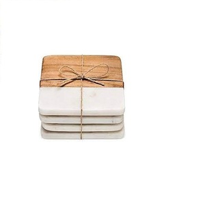 Best Classic Eco-Friendly Design Collection <b>Kitchen</b> <b>Table</b> Accessories <b>Square</b> Shape <b>Table</b> Decoration Customized Material Coasters - Product Image 1