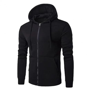 Sudaderas con cremallera personalizadas de alta calidad para hombre Sudadera con capucha de lana de algodón OEM ODM con estampado de logotipo y bordado - Product Image 2
