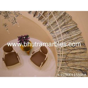 Dessus de coiffeuse et dessus de table en travertin de noyer - Product Image 2