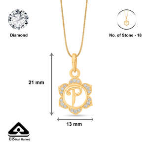 จี้ตัวอักษรสีทองเปล่งประกาย-สร้อยคอคริสตัล - Product Image 6