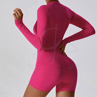 Ensemble de yoga réversible uni 2 pièces pour femme, tenue de sport respirante extensible dans les quatre sens avec logo personnalisé pour l'entraînement estival, la gym et le fitness