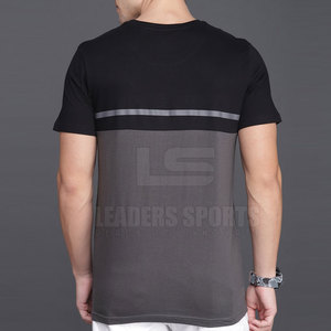 เสื้อยืดแขนสั้นผู้ชาย คอลเลคชั่นใหม่ 2023 สีและโลโก้สั่งทำได้ ผ้าโพลีเอสเตอร์/คอตตอน แคนวาส แห้งเร็ว ระบายอากาศได้ดี คุณภาพสูง - Product Image 3