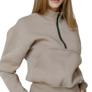 Survêtement décontracté à capuche pour femme, hiver, tendance, vêtements de sport, tissu polaire, respirant, écologique, quotidien, 100% coton - Product Image 6