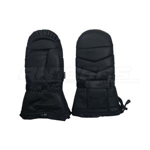 Gants de ski en cuir de qualité supérieure Mode personnalisée Imperméable Vêtements de ski de neige Sangle de poignet réglable Marque privée Gants de sport d'hiver - Product Image 6