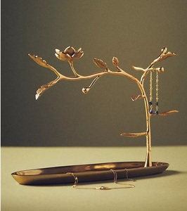 Decorative Hanging Metal Jewelry Stand With Black Finished Perfect For Home <b>Decor</b> And <b>Accessory</b> Organization - Product Image 3
