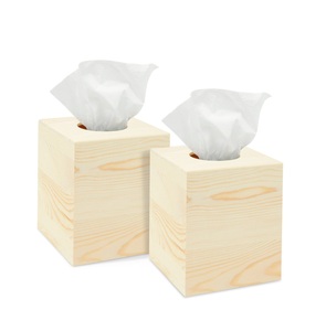 Boîte à mouchoirs en bois multifonctionnelle pour table d'hôtel, design créatif, pour bureau, hôtel, maison et jardin - Product Image 3