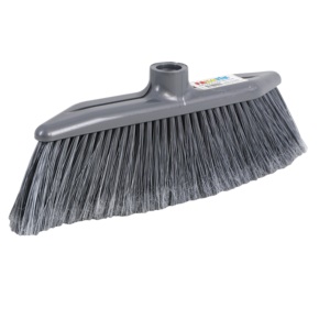 Balai Brosse Italien à Poils Doux en Plastique avec Manche en Plastique pour le Nettoyage et le Balayage des Sols Domestiques - Product Image 1