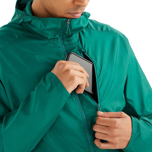 High Quality Custom Coated Casual Windbreaker Hoodie for Men and Women Winter Season Lightweight Waterproof Thin Thickness - Product Image 5