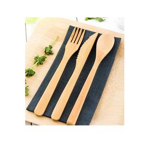 Ensembles de service de nourriture de couverts en bois de mangue ensemble de couverts en bois naturel de taille personnalisée avec polonais pour l'artisanat ensembles de couverts en bois rustiques - Product Image 1