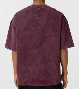 เสื้อยืดพิมพ์ลายสกรีนสำหรับผู้ชายเสื้อฮิปฮอปทรงหลวมผ้าคอตตอน100% ตัดกันสำหรับฤดูร้อน2025 - Product Image 3