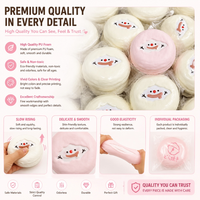 Prêt à expédier : Jouet à presser Zoey Squishy en mousse PU, simulation de pain, à récupération lente, pour 14 ans et plus, stock fabricant disponible immédiatement
