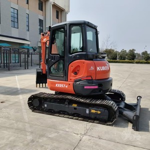 Excavadora Compacta Usada Kubota KX057-4, Miniexcavadora Hidráulica para Construcción - Product Image 1