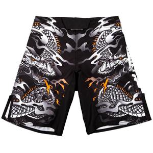 Pantalones cortos de MMA para hombre, ropa de lucha de Gimnasio Profesional, con estampado de logotipo personalizado, longitud corta, el mejor diseño - Product Image 1