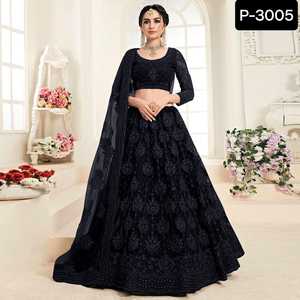 Designer Best Quality Wedding Wear Velvet Lehenga Choli Best Wholesale Price Traditional Wear Dress and Embroidery Work Saree - Product Image 6